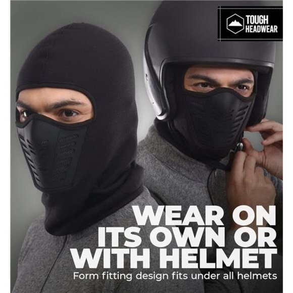 Balaclava Ski Mask - Thermal Face Mask Cold Weather Motorcycle Gear - Picture 6 of 7